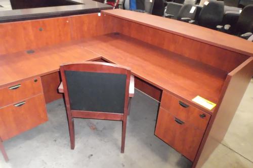 USED L-SHAPE RECEPTION DESKS