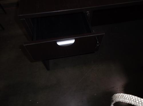 Used L-Shape Laminate Desks