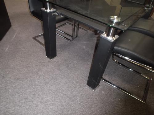 USED GLASS CONFERENCE TABLE